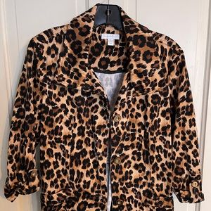 Leopard Print Blazer